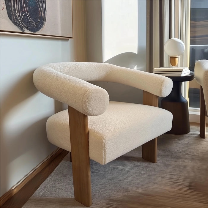 Maye Boucle Accent Chair