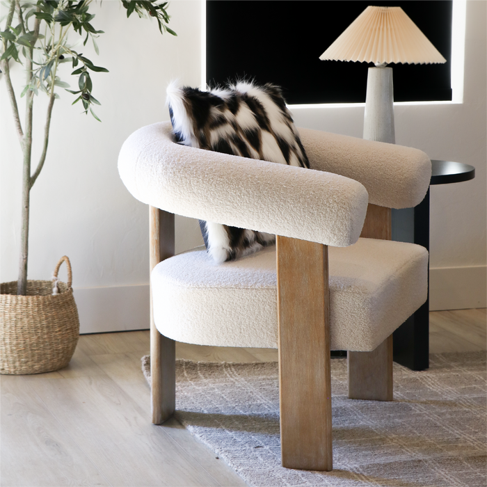 Maye Boucle Accent Chair