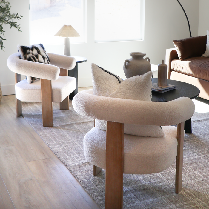 Maye Boucle Accent Chair