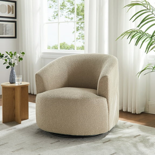 Mainstays Boucle Swivel Accent Chair